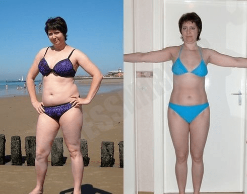 Weight loss result with Keto Diet